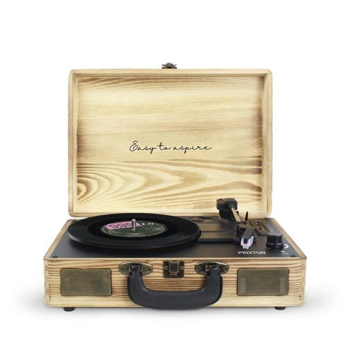 top platine vinyle en bois